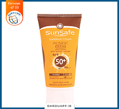 کرم ضد آفتاب آنتی آکنه SPF50   بژ طبیعی 