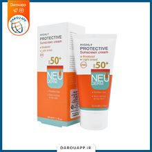 کرم ضدآفتاب هایلی پروتکتیو SPF50  ( بژ تیره )