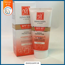کرم ضد آفتاب رنگی SPF60 مناسب پوست نرمال و خشک  