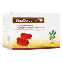 کپسول سینا کورکومین 80 میلی گرم اکسیر نانو سینا
