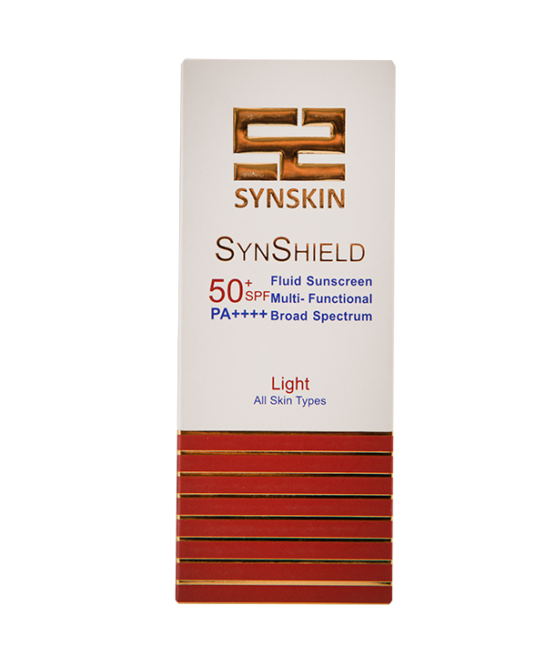 کرم ضد آفتاب فلوئید ساین شیلد SPF50 ساین اسکین 50 گرم